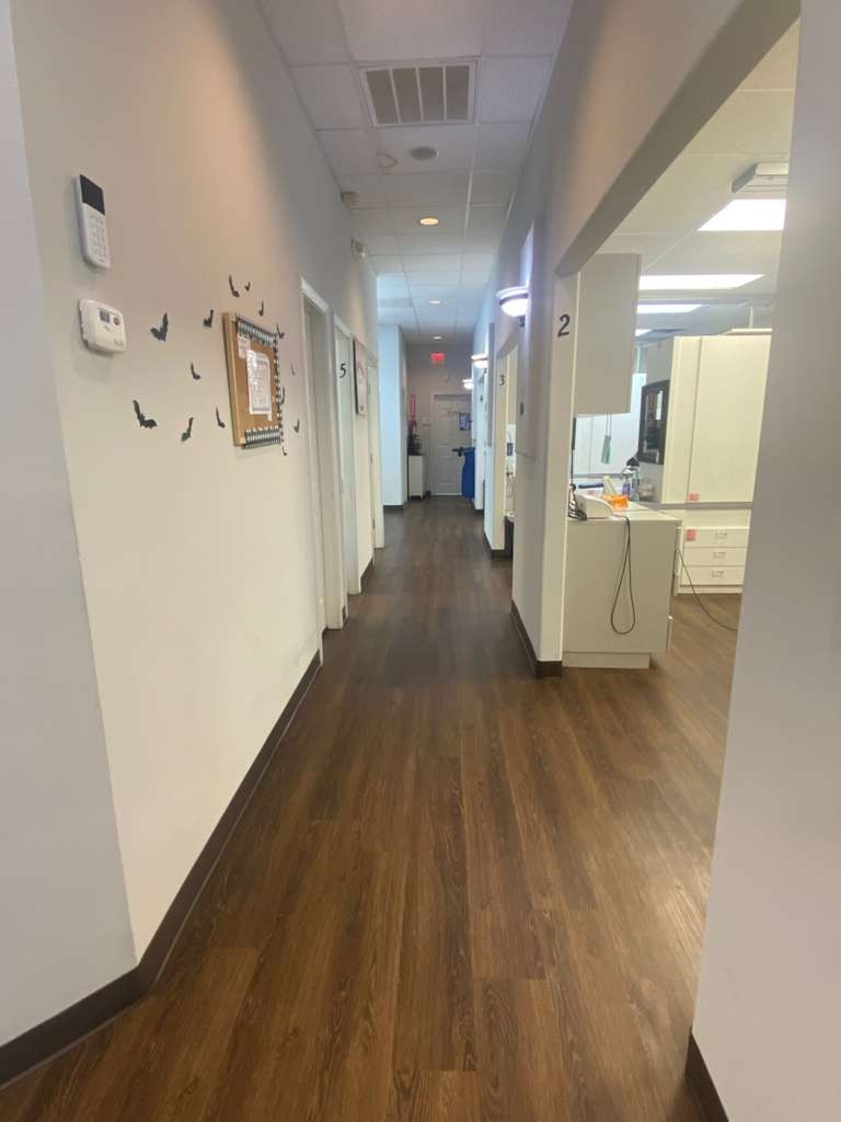 Reception area at Dentist in Austin
