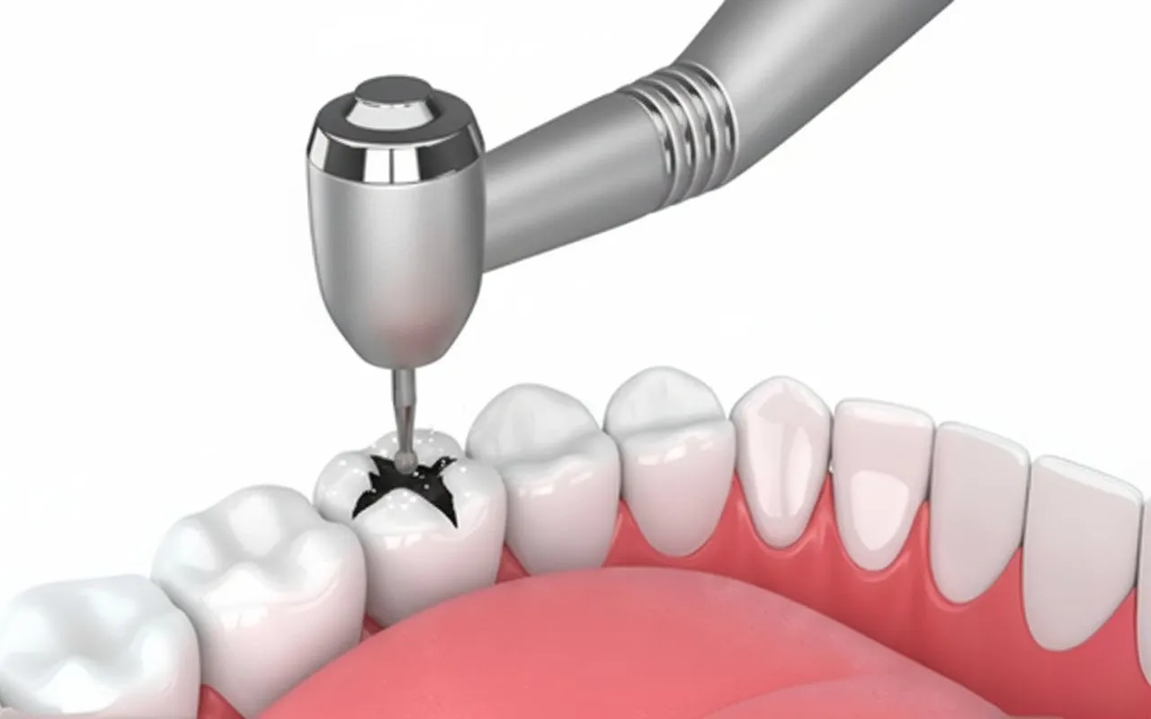 Composite Fillings Before and After